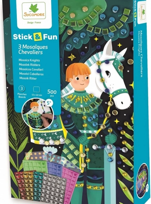 Stick & Fun - piccolo mosaico - cavalieri