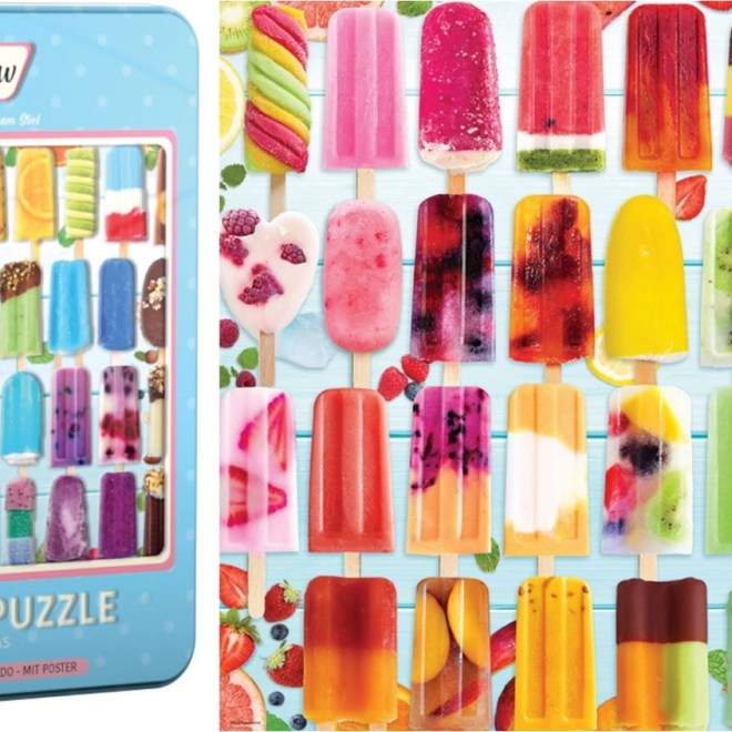 EUROGRAPHICS Puzzle Arcobaleno di Nanuk 1000 pezzi in scatola di latta
