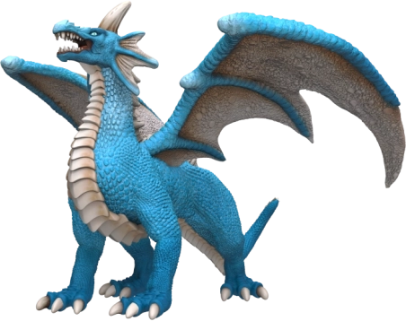 Drago mistico figurina d'acqua