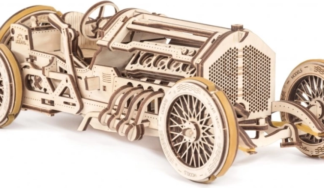 Ugears 3D puzzle meccanico in legno U9 auto da corsa Grand Prix