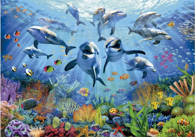 EDUCA Puzzle Divertimento sotto il mare 500 pezzi