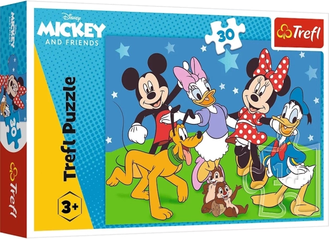 Puzzle da 30 pezzi – MICKEY E AMICI di Trefl