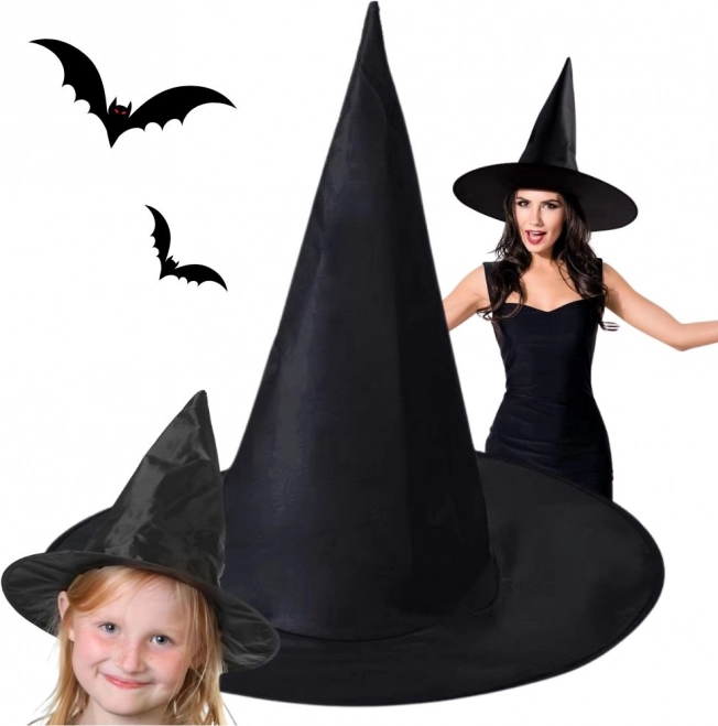 cappello da strega nero – accessorio per costume di Halloween