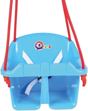 Altalena per bambini in plastica blu – Blu