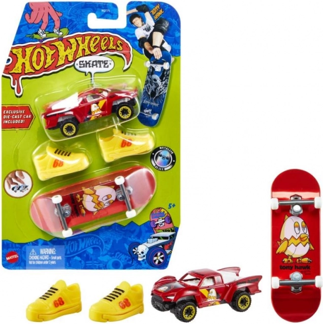 Collezione da collezione Hot Wheels fingerboard e scarpe