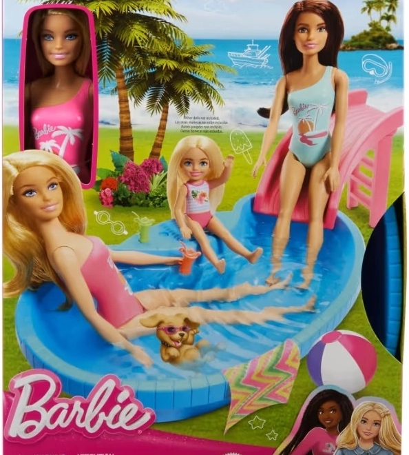 Bambola Barbie con piscina