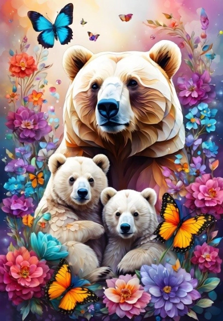 Puzzle Amore Materno: Orsi 1000 pezzi