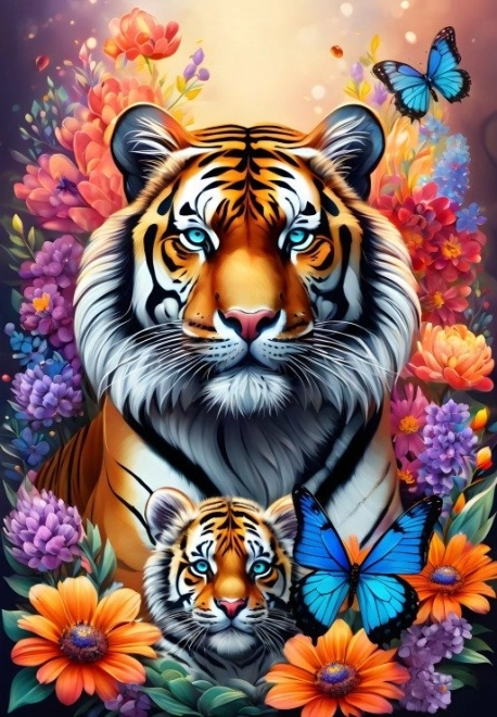 Puzzle Amore materno: tigri 1000 pezzi ALIPSON