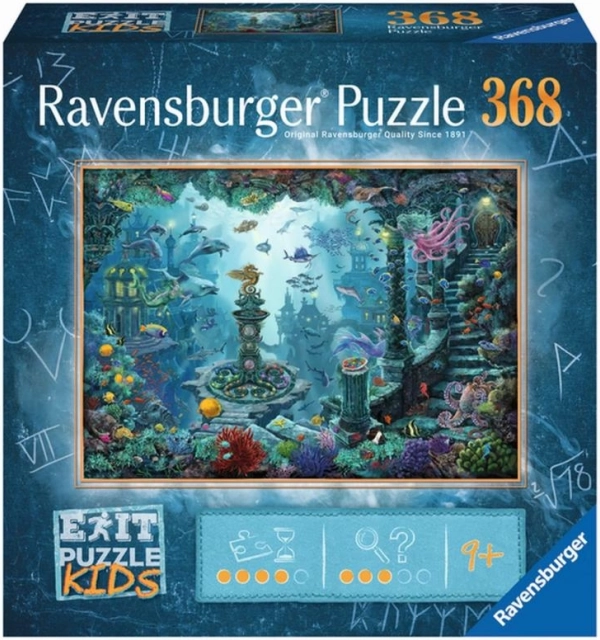 Ravensburger escape puzzle Kids Atlantide sommersa 368 pezzi