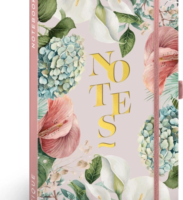 NOTIQUE taccuino rigato Giglio 13 × 21 cm
