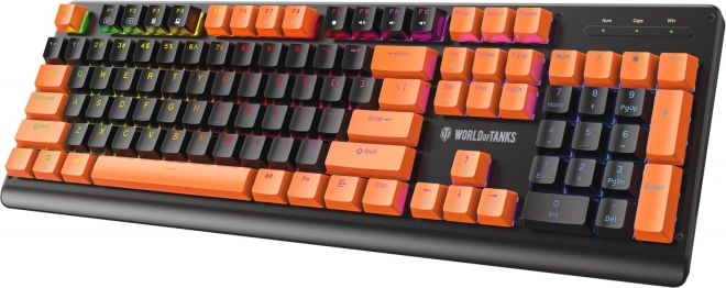 tastiera meccanica da gioco destroyer wt300 rgb – edizione limitata world of tanks