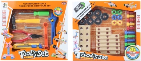 Set di attrezzi con accessori per bambini