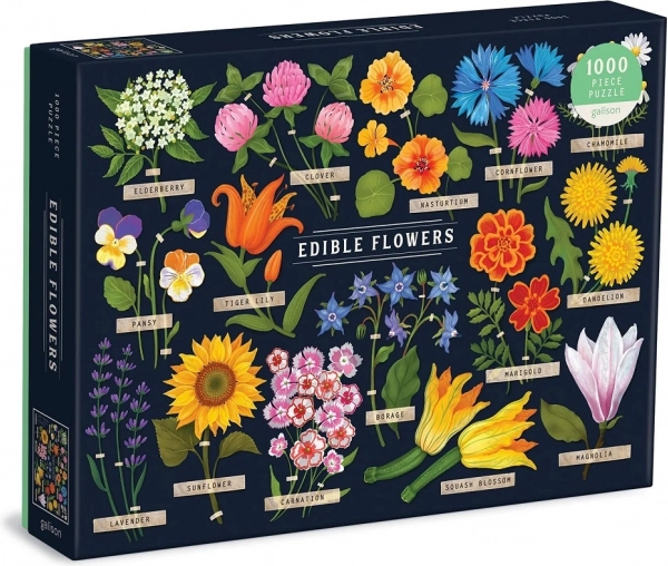 puzzle galison fiori commestibili 1000 pezzi