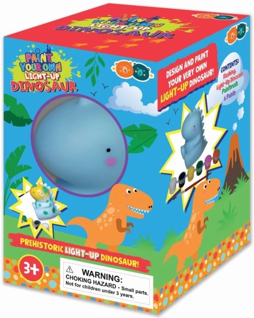 Dinosauro luminoso da colorare