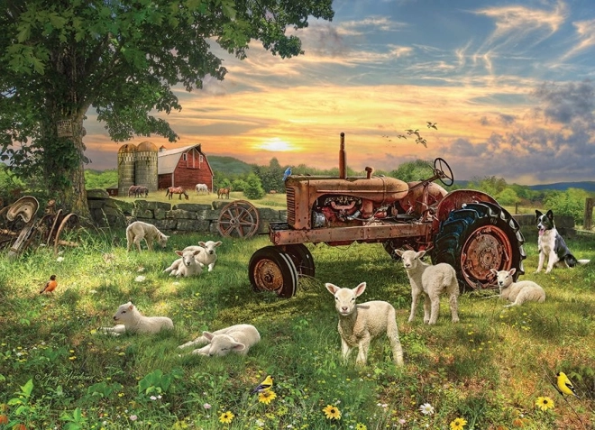 Puzzle Campo al sorgere del sole di Cobble Hill 1000 pezzi