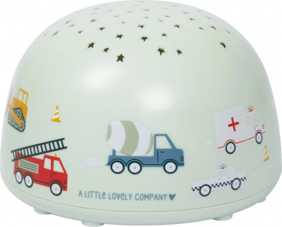 A Little Lovely Company lampada con proiettore per bambini – Veicoli