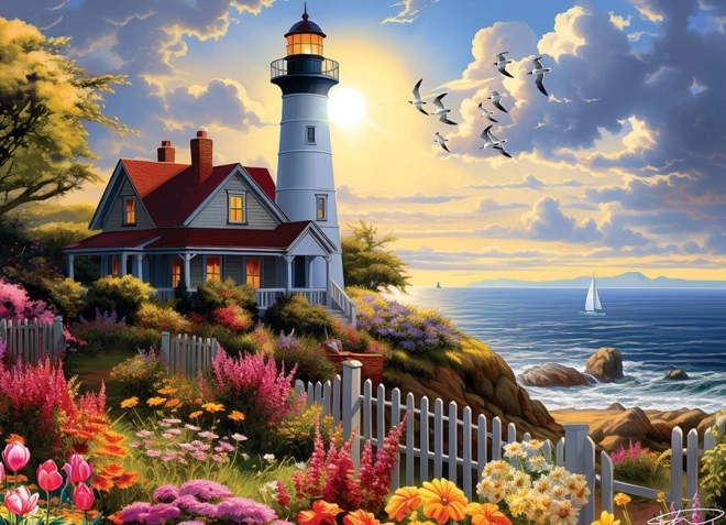 Puzzle COBBLE HILL verso il faro – 500 pezzi
