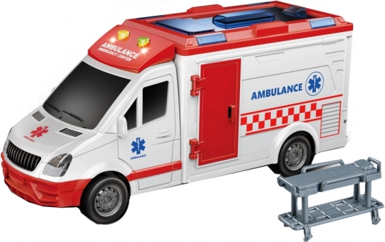 Auto di soccorso 1:16 con effetti realistici