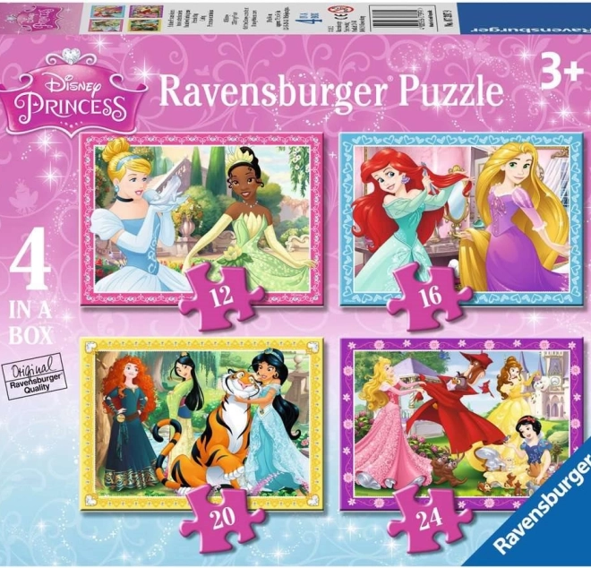 Puzzle Ravensburger Principesse Disney 4v1