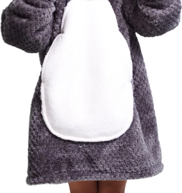 Coperta con cappuccio a forma di pinguino per bambini