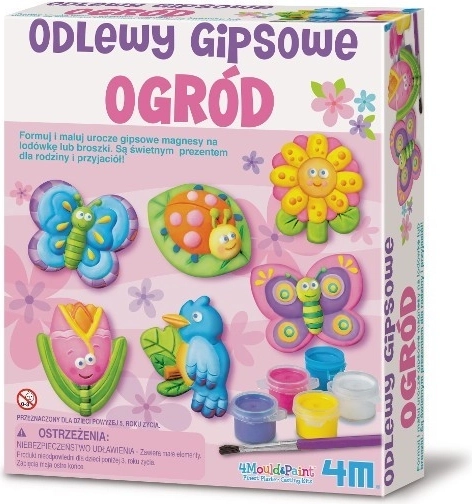 Set creativo di calchi in gesso – giardino