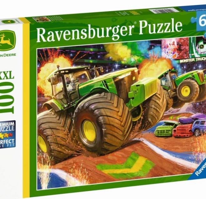 Puzzle Ravensburger John Deere – ruote grandi, 100 pezzi