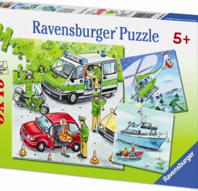 Puzzle Polizia in Azione 3x49 pezzi