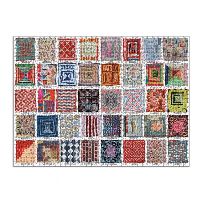 Puzzle Galison Patchwork Quilts 1000 Pezzi