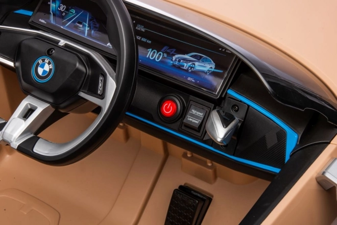 Auto a batteria BMW I4 dorato 4x4