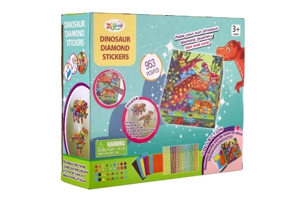 Set creativo pittura con diamanti Dinosauro