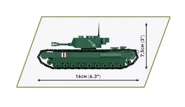 Modello di carro armato Churchill Mk IV della seconda guerra mondiale