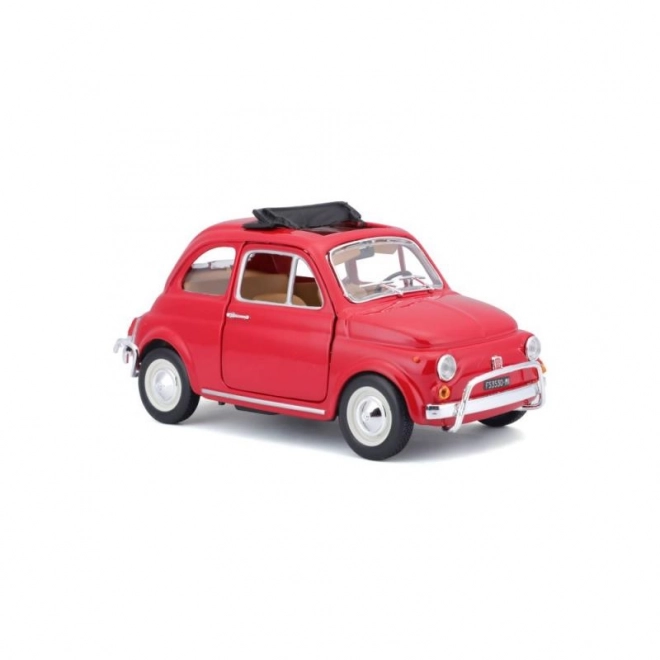 Modellino Fiat 500L (1968) rosso in scala 1:24