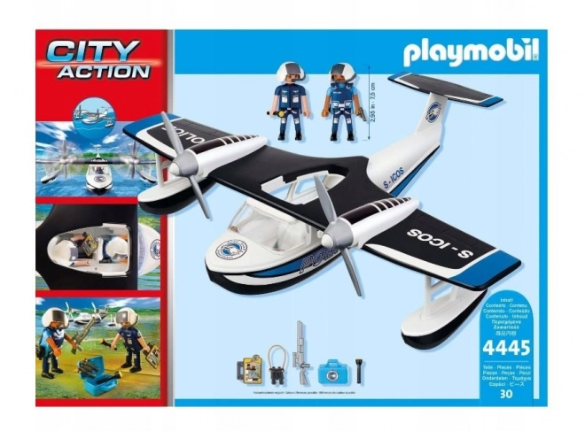 Set di figurine City Action Battello della Polizia