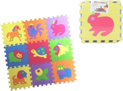Puzzle in gomma con animaletti – 9 pezzi