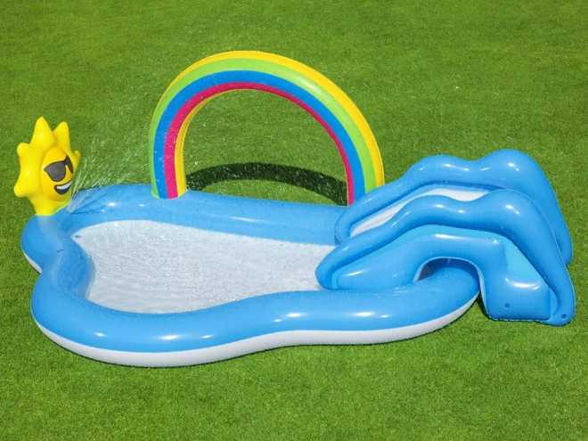 Giochi d'acqua per bambini Arcobaleno Solare con scivolo Bestway