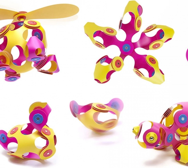 Stabile magnetico CLIXO rosa e giallo