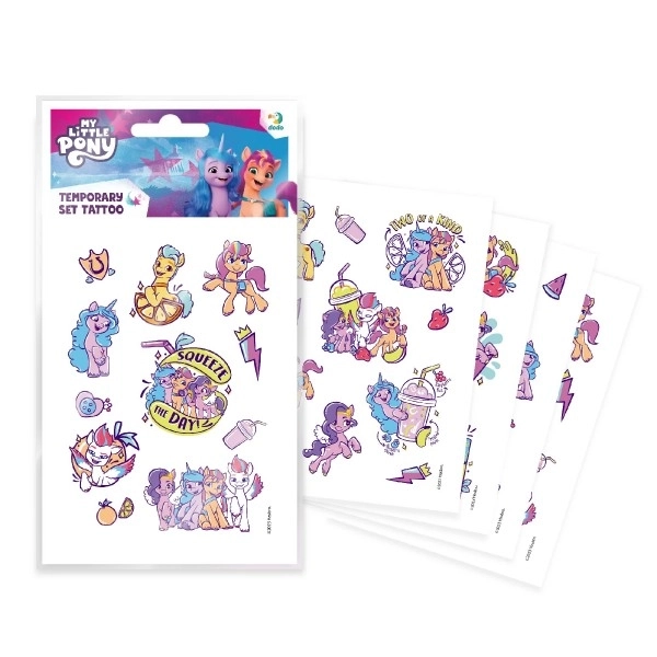 Tatuaggi My Little Pony per bambini 10,5x15 cm