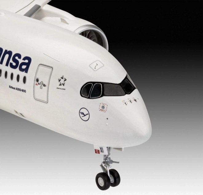 Modello in plastica Airbus A350-900 Lufthansa