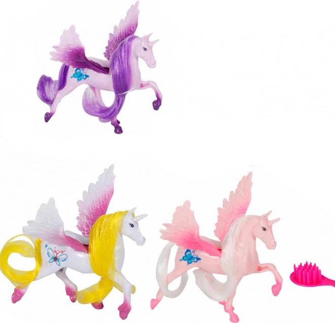 Unicorno con pettine 11 cm