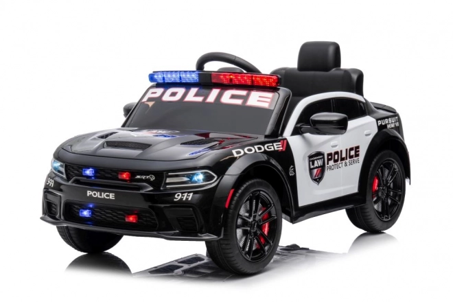 Auto a batteria Dodge Charger della polizia nero