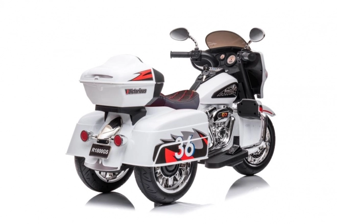 Moto a Batteria Triciclo Goldwing Bianco