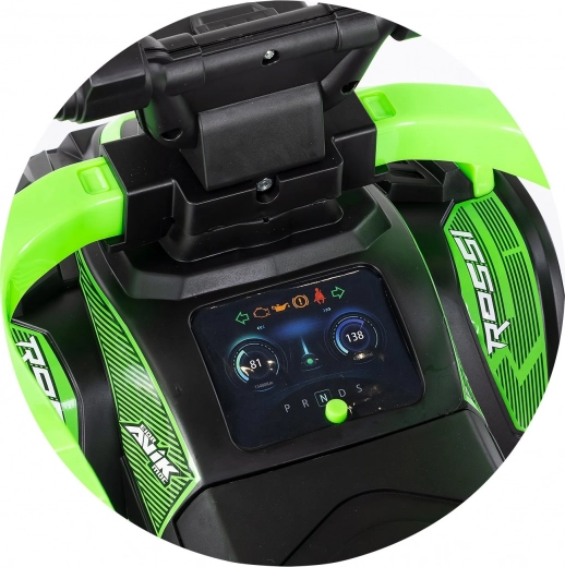 Design ATV accattivante con luci e suoni