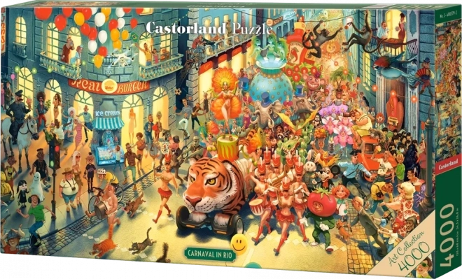 Puzzle 4000 pezzi Carnevale a Rio