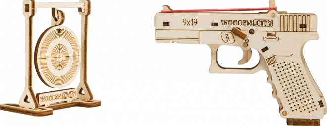 Puzzle 3D in legno Pistola Guardian GLK-19