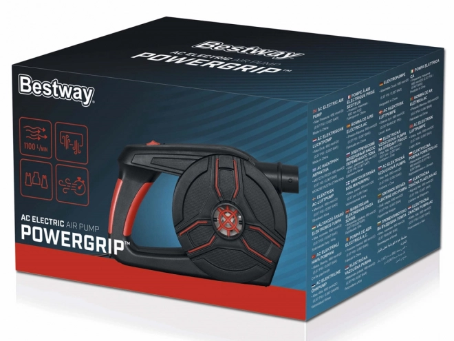 Pompa elettrica portatile Bestway PowerGrip con 3 adattatori