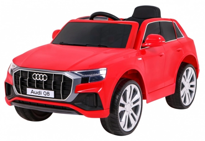 Audi Q8 Sollevatore per bambini batteria Rosso + Telecomando + EVA + Avvio lento + MP3 USB + LED