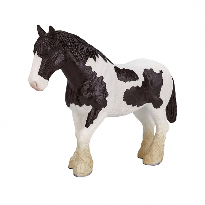 Cavallo Clydesdale Bianco e Nero Mojo