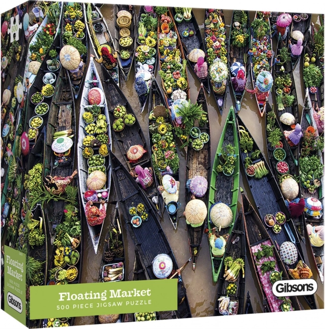 Puzzle mercato galleggiante 500 pezzi