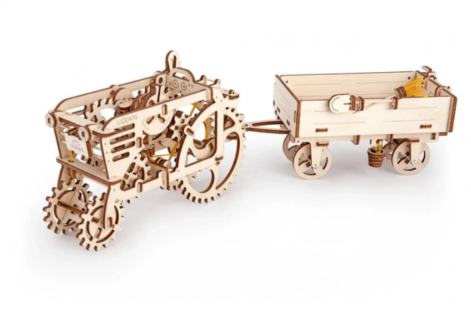 Puzzle 3D carrello UGEARS 68 pezzi