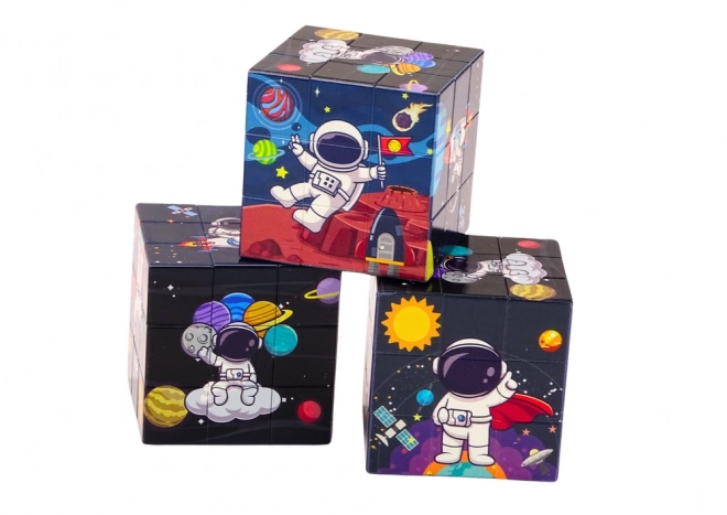 Magico Cubo Educativo Spazio Puzzle Gioco Logico